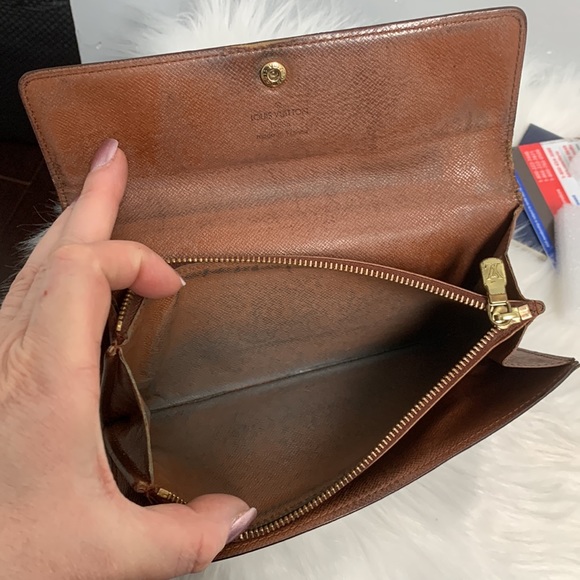 1992 authentic Louis Vuitton monogram Sarah wallet long wallet Continental - Picture 11 of 16